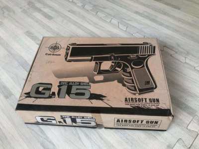 Airsoft Gun G.15 (Glock 19 - BB Gun) - Spring Action