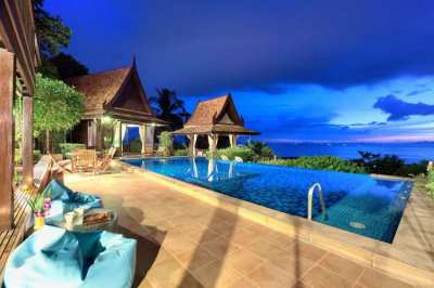 5 bedroom pool sea view villa in Nathon Koh Sam