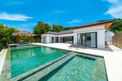 Luxurious 4 bedroom sea view pool villa in Bophut Koh