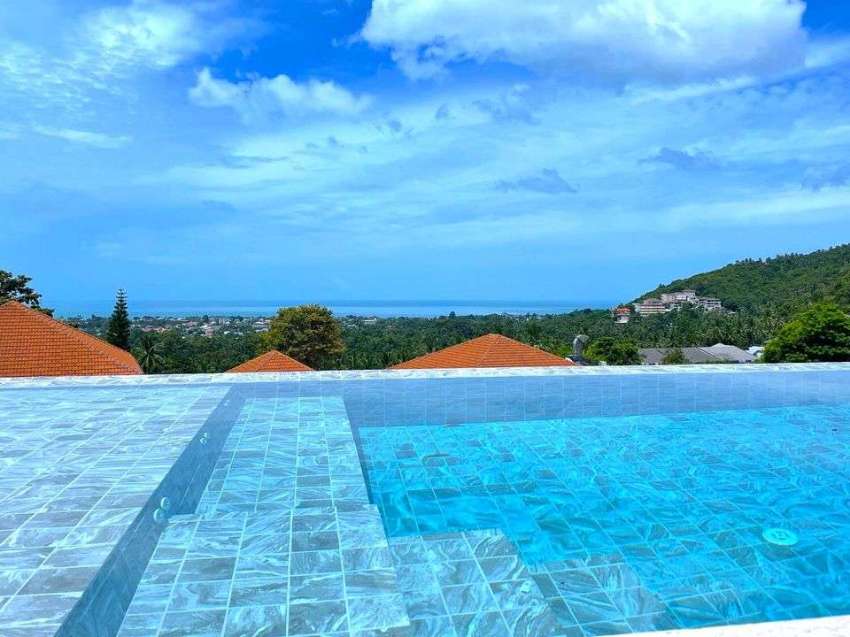 4 bedroom pool villa with sea view and sunrise in Chaweng Koh Samui