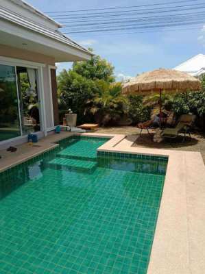 Lovely pool villa for rent