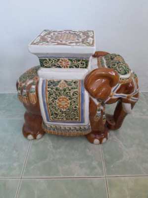 SALE NOW ON Decorative Elephant vase stand large and heavy 