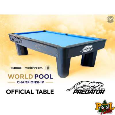 Predator Pool Table 9ft (1pc slate)
