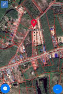 7 land plots close to Chakpong beach, Price from 1,075,000 THB !
