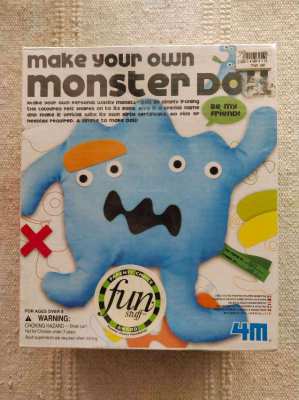 Make Your Own Monster Doll – Ages 8 and Up – New in Original Shrink Wr