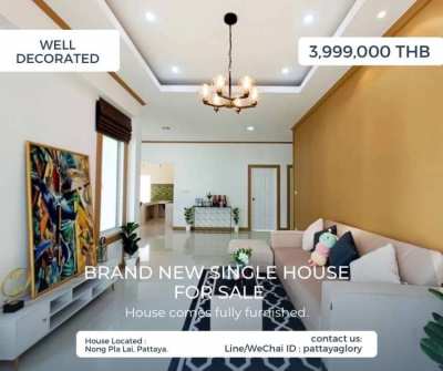 Brand New Single House For Sale 3,999,000 THB