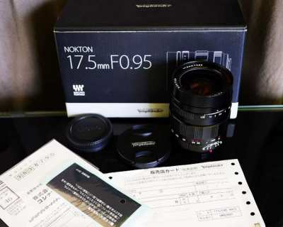 Voigtlander Nokton 17.5mm F/0.95 MFT Prime Ultra Fast Wideangle Lens