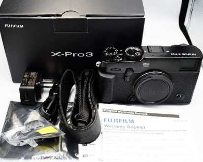 New Fuji Fujifilm X-Pro3 Digital Camera Black Titanium Magnesium Body