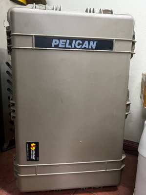 Pelican Case 1650 with foam, Desert Tan