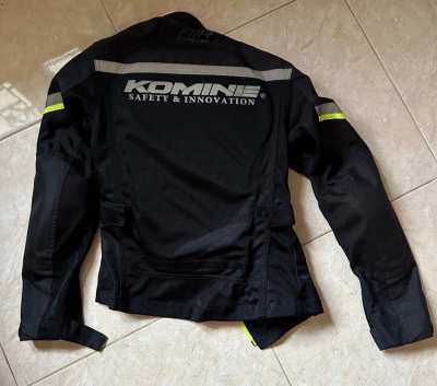 Komine Summer Jacket, Lightweight with armour, XS Size