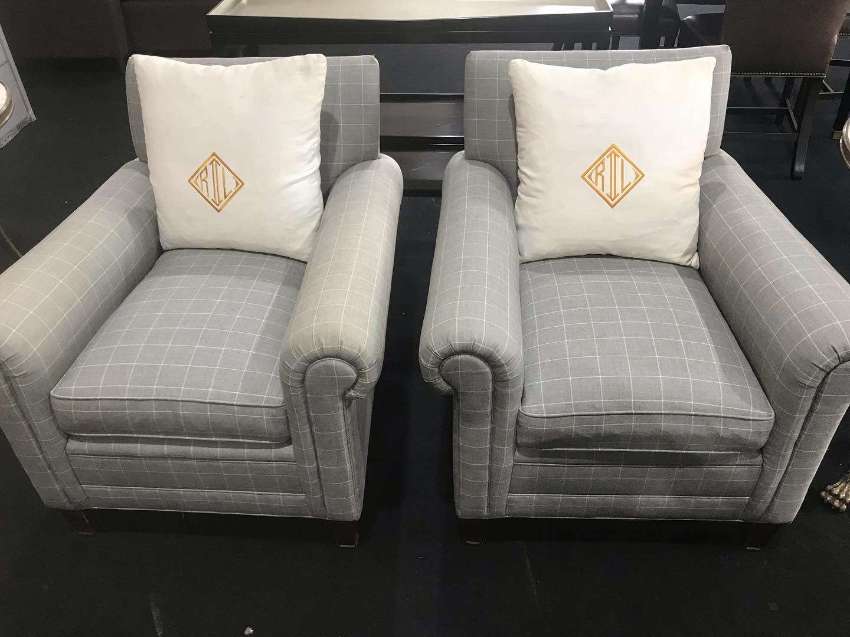 RALPH LAUREN Sofa and two Armchairs