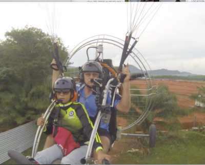 Paramotor Trike with Polini 250 Engine and Swing Tandem wing