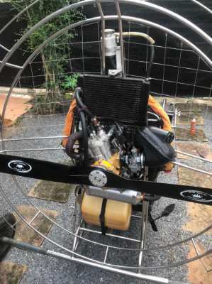Paramotor Trike with Polini 250 Engine and Swing Tandem wing