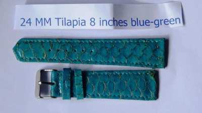 SALE ! 24 mm long blue watch band for a big wrist. CHEAP