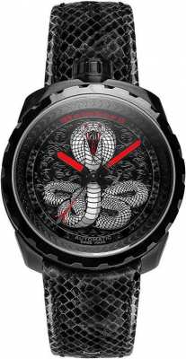 Bomberg BOLT-68 Automatic Men's Watch Cobra Black PVD Limited Edition 