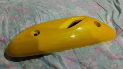 Yellow cover muffler scoopy