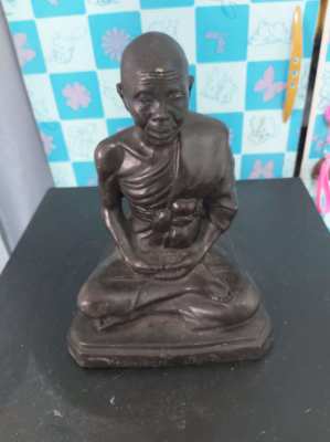 Thai bronze statue of a monk L.P koon 8