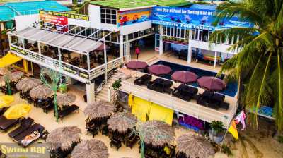 Beach Land Commercial Space + Hostel For Rent  Lamai Beach Koh Samui
