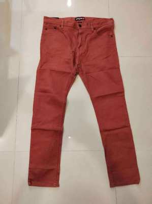 Dark Red/Rust Quiksilver Jeans – Size 36 Slim – Only 350 Baht