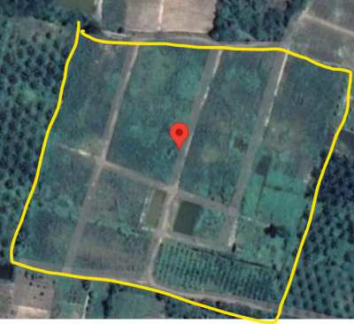Land for Sale near Sam Roi Yot National Park.  25 Rai