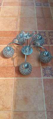 1 glass chandeliers in good condition