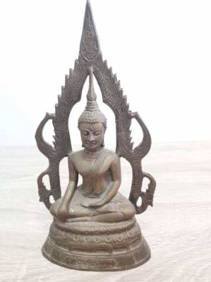 Very large very old  Thai bronze Budha (praputachinarat) 13