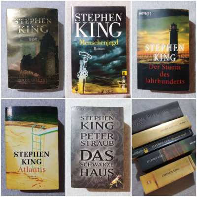 German Language Novels including Stephen King and Tom Clancy