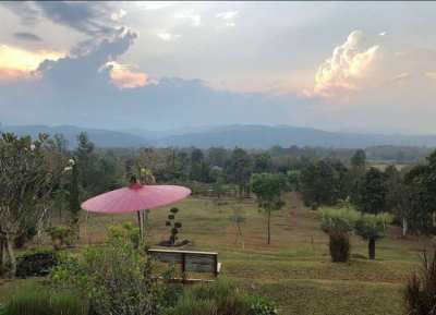 Land for sale, Doi Suthep mountain view, Mae Taeng, Chiang Mai