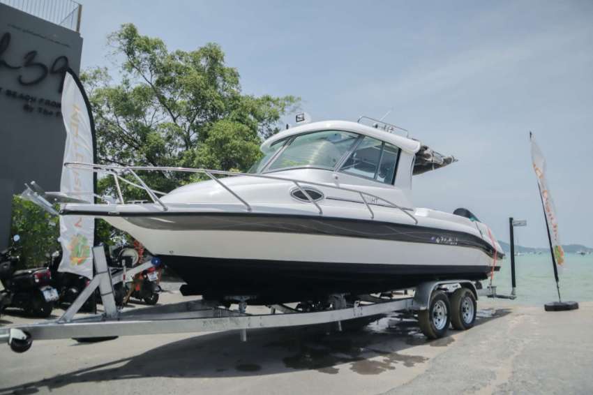 TRADE-IN your boat to NEW power boat Atomix 705 HT Suzuki DF140x2 