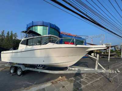 TRADE-IN your boat to NEW boat NJM NSB 28ft Suzuki DF200 twin 