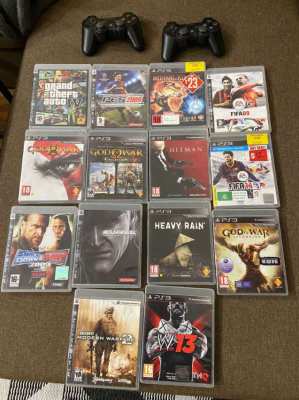 Playstation 3 Games (plus 2 controllers)