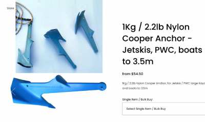 Cooper anchor 1kg (2.2 lbs) Nylon, NEW , for SALE 