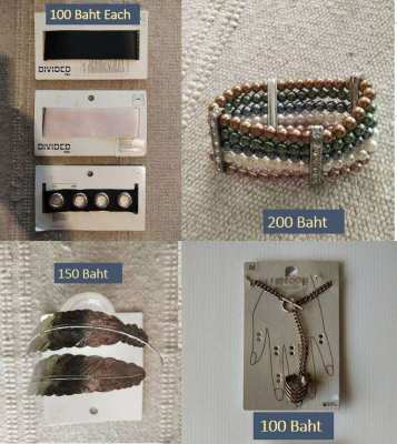 New Necklaces, Bangles, Bracelets and More – Starting at 100 Baht