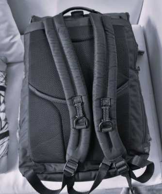 Grey black camouflage Tumi Laptop backpack