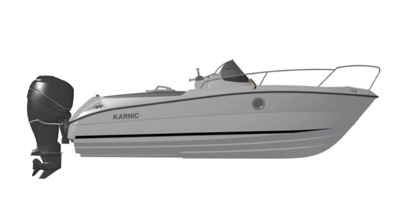 Powerboat Sun Deck Karnic 2052, 140 Hp