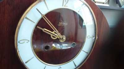 Hermle germany antique clock circa 1940s.clean,working.