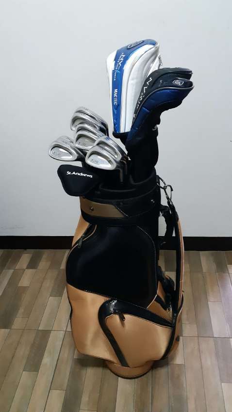 full set of golf clubs with bag for men's
