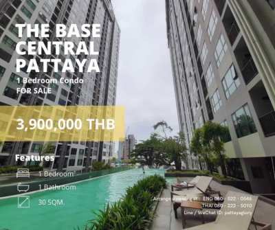 1 Bed & 1 Bath Condo For Sale @ The Base Pattaya.