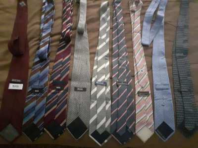 Designer neckties selection for sale