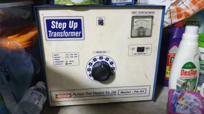 Step-up transformer/manual voltage stabilizer 60 amps model : PA-03