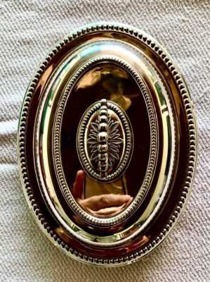 Antique Silver Plated oval Entree’ Dish. 