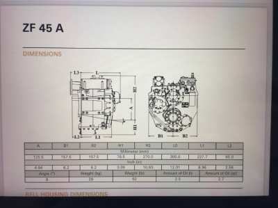 Hurth ZF45A Gearbox NEW