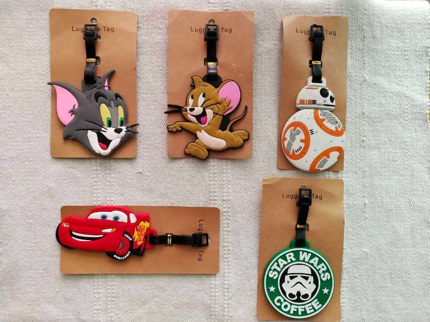 Fun Rubber Luggage Tags for Kids