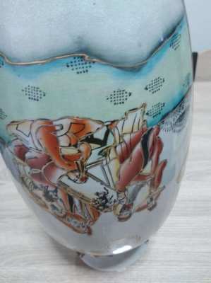 Large vintage chinese vase 19