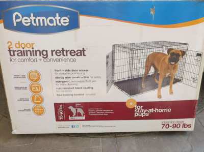 Dog retreat and training cage