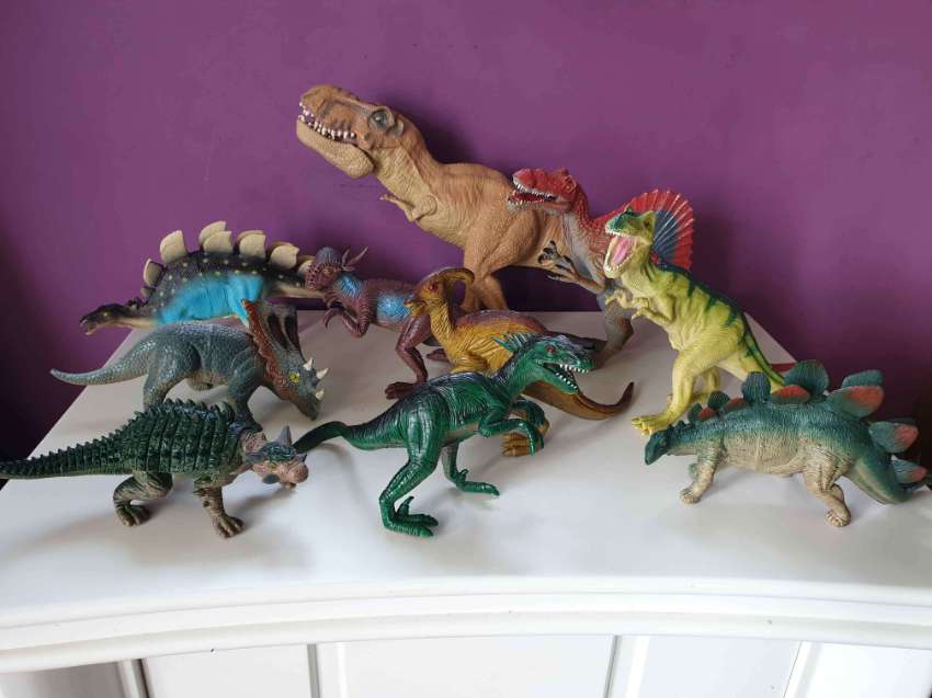 Set of Dinosaur toys for sale (PVC)