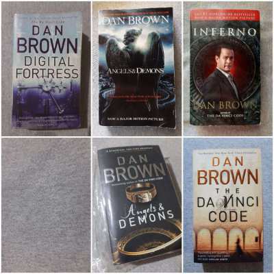 Dan Brown - Da Vinci Code, Inferno, Angels and Demons, Deception Point