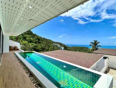 Brand new 3 bedroom pool apartment in Lamai Koh Samui with sea view