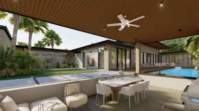 For sale brand new 3 bedroom pool villa in Bophut Koh Samui 