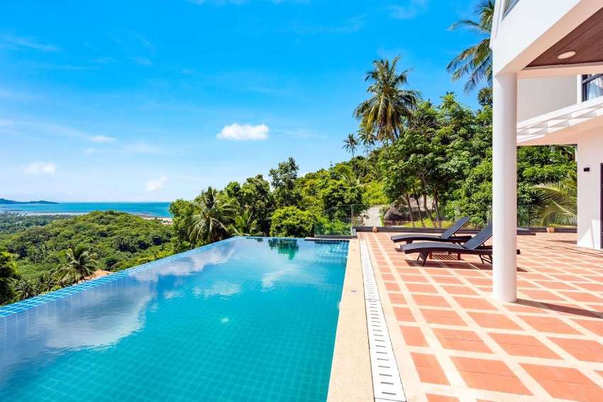 For sale 3 bedroom sea view villa in Laem Set Koh Samui